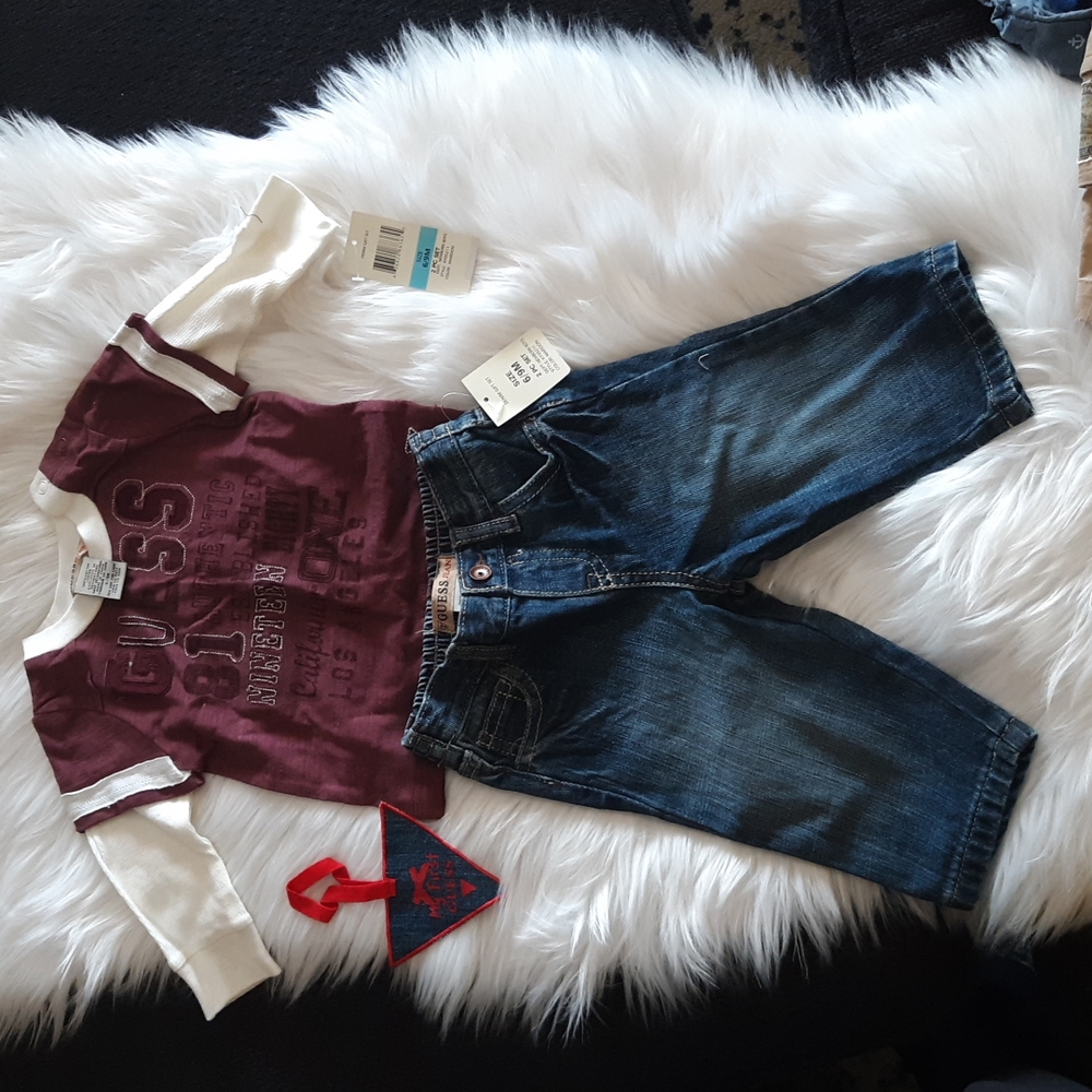 Guess Jeans 2 piece Baby Boy Set